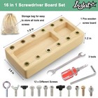 Montessori Screwdriver Board Set  Wooden Montessori Toy Tool For 3 4 5 Year O   