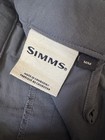 Simms Fishing Pants Men   s 32x29  Gray  Quick Dry Nylon Fishing Pants  