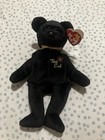 Ty Beanie Babies  the End  Black Bear Plush W  Hang Tag 1999 Vintage Errores