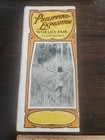 Rare 1904 World   s Fair Philippine Exposition Fold Out Pamphlet