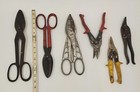 Vintage Tin Snips Sheet Metal Shears Lot Of 6 Wiss M1 Mpc-3 Malco M12 Usa Made