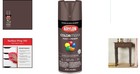 Indoor outdoor Use 12 Oz Rust Resistant Gloss Spray Paint In Leather Brown Color