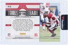 Larry Fitzgerald Cardinals Signed 2011 Playoff Absolute Memorabilia  43 4 5 Card