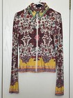 Tandy Jo Elegant Show Apparel Western Pleasure Show Shirt Rhinestone Collar