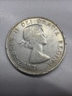 1954 Canadian Silver 50 Cents Half Dollar Coin Actual Coin