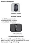 English hebrew Wireless Keyboard And Mouse Combo