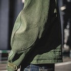 Men s Vintage Swedish Motocycle Jacket Cotton Army Military Workwear Coat