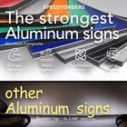 Personalized Custom Metal Aluminum Sign For Outdoor  Indoor  Home Office  Yard