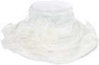 Womens Church Kentucky Derby Hat Wide Brim Tea Party Wedding Cap