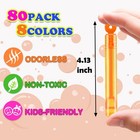 Mini Small Bubbles Wands Toys Gifts Bulk For Kids 80 Pack-bubble Party Favors   
