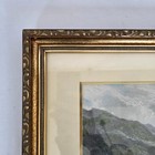 Antique C1871 Samuel Bough Borrowdale Hand-colored Engraving Framed