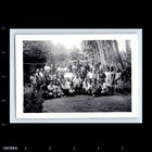 Old Vintage Photo Men Women Boys Girls Children Group Picture Found Snapshot