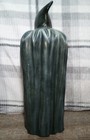 20  Decorative Molded Wizard Statue  Small Weathered Chip On Nose  