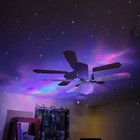 Night Light Starry Night Galaxy Projector Astronaut In White New Bedtime Silent