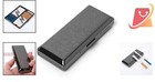 Metal Cigarette Case  Gun Black  Holds 10 Cigarettes  Portable And Durable