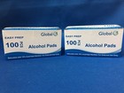300 Global Easy Prep Alcohol Prep Pads  isopropyl Alcohol  Liquid 3 Boxes Of 100