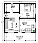 Modern House Home Building Plan Cabana Type With Autocad File   3d Visualization