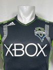 Seattle Sounders Fc Mls Adidas Xbox Gray 2011 Team Issue Jersey Men s 6 Medium