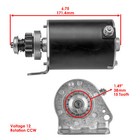 Starter Motor For Starter For Briggs   Stratton 592599 15 Teeth Steel Gear