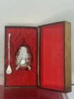 Vintage Paraguayan  800 Solid Silver Yerba Mate Gourd Set Signed Jb W  Box       