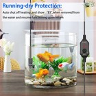 Adjustable Mini Aquarium Heater 0 5 1 2 3 Gallon Submersible Small Fish Tank
