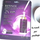 Derma Beauty 4-pack Face Mask Set   Retinol  Collagen  Hyaluronic