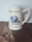 Vintage1970 s Dallas Cowboys Nfl Football Ceramic Porcelain Beer Mug Stein Cup