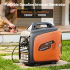 Mutaomay Inverter Generator Gas 2 8kw Portable Quiet Emergency Power Home Backup