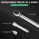 3 8   1 2  Heavy Duty Digital Torque Wrenches Combo Kit Adjustable Torque Wrench