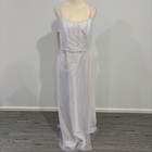 Alfred Angelo Bridal Dress Size 12 Bnwt White Formal Gown Spaghetti Strap Maxi