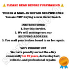 Repair Service Main Board Vizio M50-c1 756txfcb0qk0010 Gxfcb0qk001020x