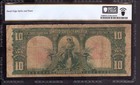 1901  10 Legal Tender Bison Note Fr 122 Speelman White Pcgs B Fine 12