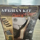 Vintage Malina    choices    Afghan Kit 44x67 Choice Of 4 Designs Green Ripple New