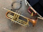 Vintage Conn Director Cornet Bb Coprion Copper Bell Usa 1960s   Mute Sweet Horn 