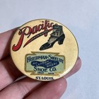 Antique Friedman Shelby Shoe Co Pacific Advertising Celluloid Pocket Mirror