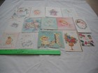 Lot Of 14 Vintage Used Greeting Cards  New Little Baby Girl  Congratulations