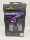 Furminator Long Hair Deshedding Tool For Cats - Purple  Large  p-92928 