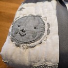 Pottery Barn Kids Skye Handcrafted Baby Toddler Quilt 36  X 50    White