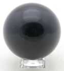 Gorgeous Brazilian Polished Black Tourmaline Sphere Marble Mineral Specimen Orb