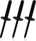 50pcs Black Aluminum Tri-fold Exploding Pop Rivets 3 16 Large Flange 3 16  x1  f