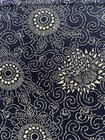 Indigo Katazome Cotton Fabric 3 Piece Set Kikukarakusa Motif Traditional