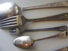 12 Pieces Vintage Plated Silverware