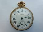 Mid 20th Century - Timex Pocket Watch With Brass Case - Working Order