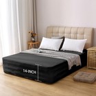 Quilted Bed Skirt  King Size  14 Inch Drop  Dust Ruffle  Soft   Wrinkle-free    
