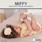 Kids Preferred Miffy Baby Foot Rattle Set - Super Soft Rattles  Neutral Beige