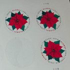 Six Usps Global Poinsettia Stannps  1 70 Domestic Or International Postage