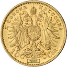 Austria Gold 10 Corona  0980 Oz - Franz Joseph I - Xf au