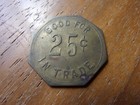 Houston Minn Good For 25 Cent Token Coin