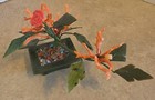 Vintage Chinese Decorative Bonsai Sculpture Made From Carved Jade  Natural Coral