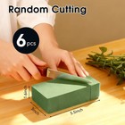 Mkobon 6 Pack Floral Foam Blocks  Green Plant Dry   Wet Flower Green